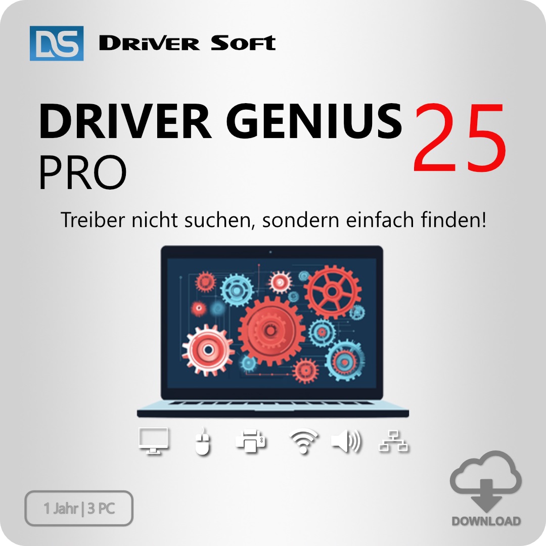 Driver Genius 25 PRO / 3-Geräte / 1-Jahr / KEY (ESD) Driver Genius 25 PRO / 3-Geräte / 1-Jahr / KEY (ESD)