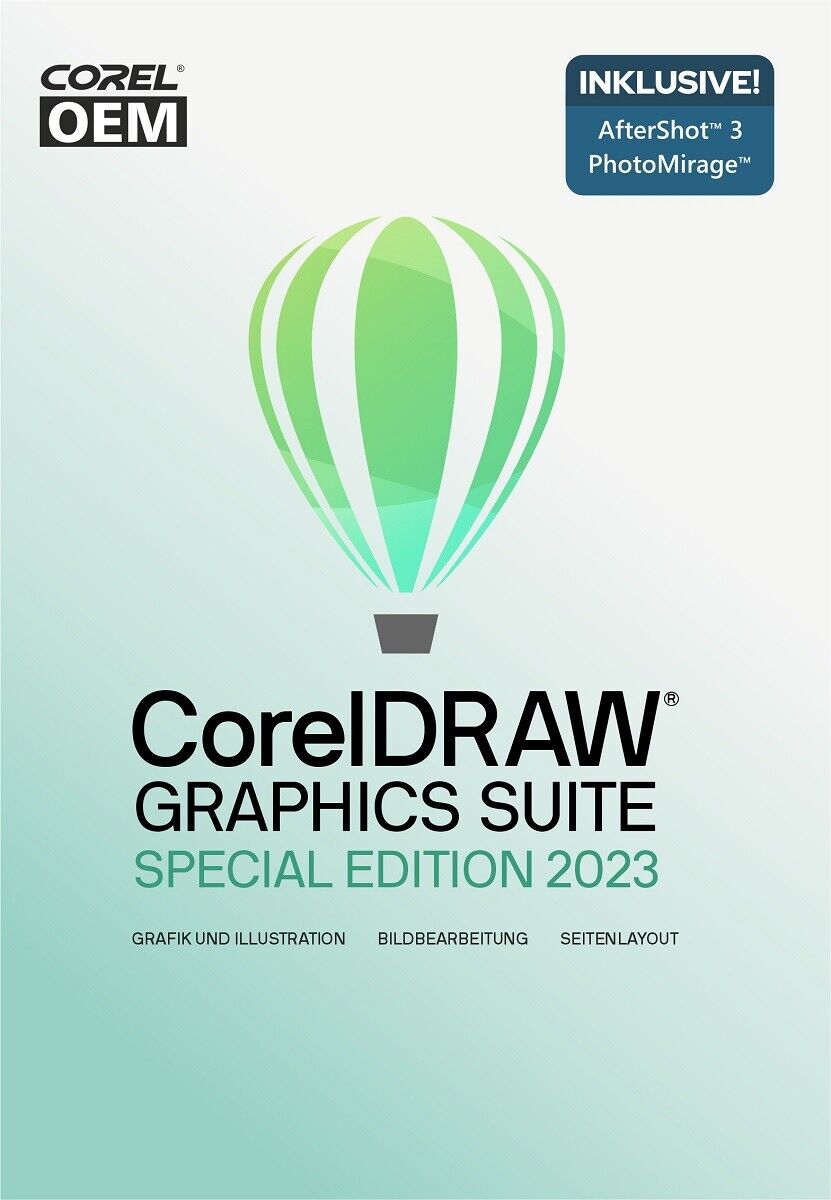 CorelDRAW Graphics Suite Special Edition 2023 OEM OEM+AfterShot+PhotoMirage / KEY