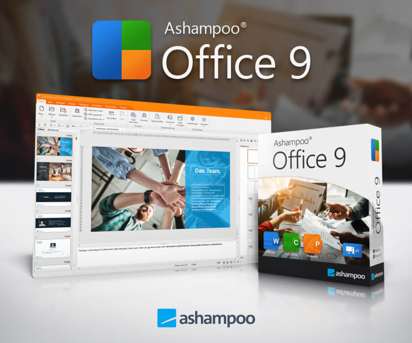 Ashampoo Office 9 - Dauerlizenz / 5-PC - KEY (ESD)