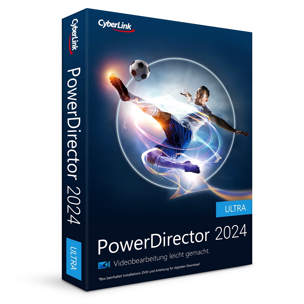 Cyberlink PowerDirector 2024 Ultra /Dauerlizenz /1 PC /BOX