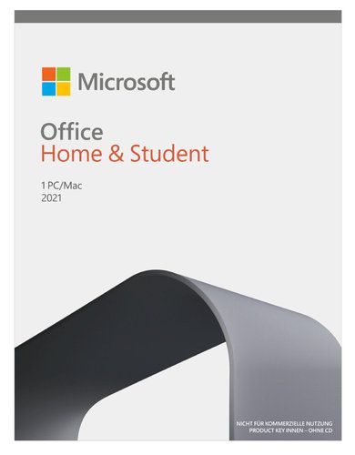 Microsoft Office Home & Student 2021 | 1 PC / Mac | Dauerlizenz