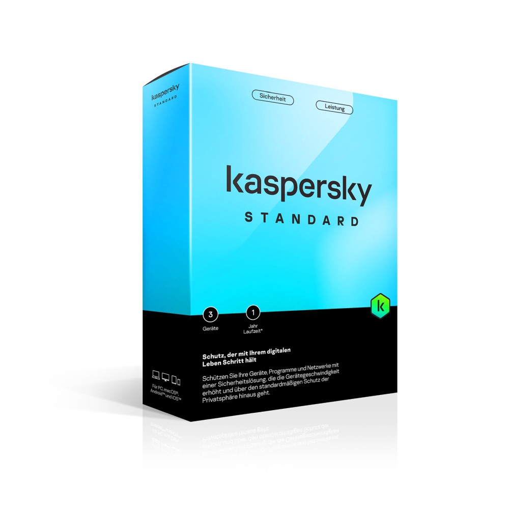 Kaspersky Standard Anti-Virus 2024  /3-Gerät / 1-Jahr /BOX