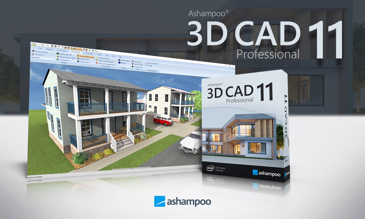 Ashampoo 3D CAD Professional 11 / 1 Gerät / Dauerlizenz / KEY