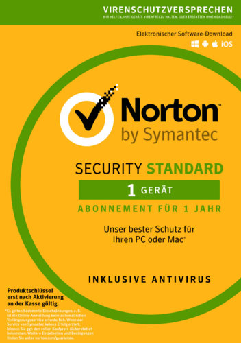  	 	Norton Security Standard - 1 Gerät / PC - 1 Jahr