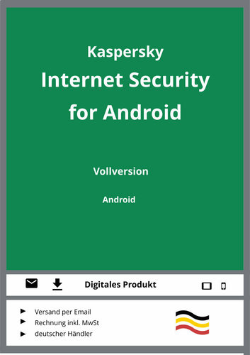 Kaspersky Internet Security for Android - Smartphones/Tablets 1 Gerät 1 Jahr ESD