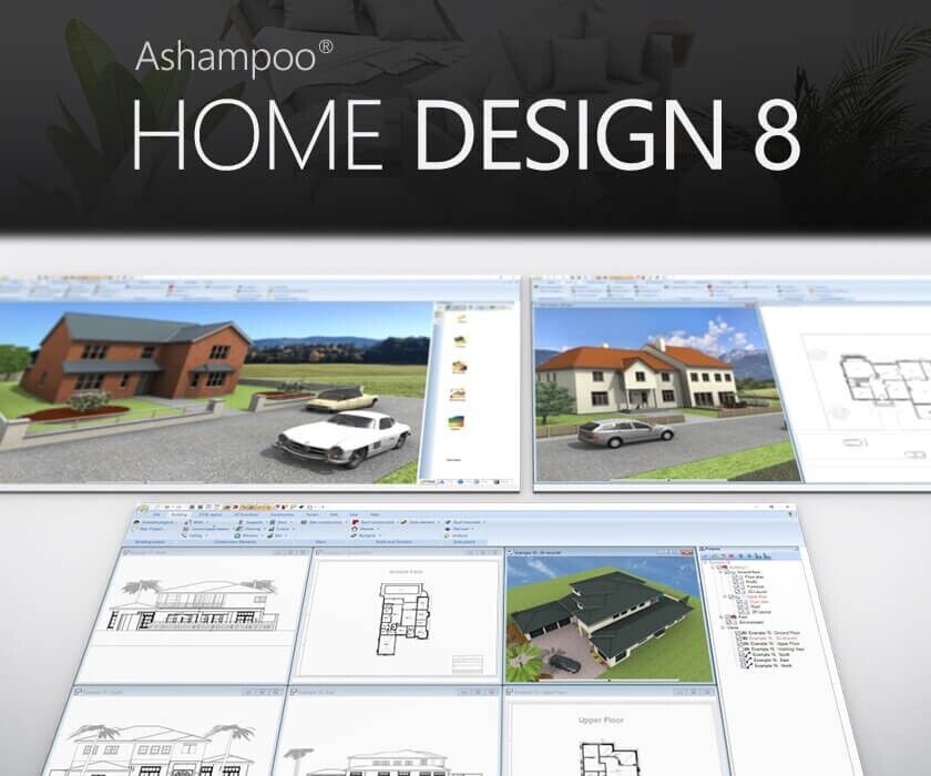 Ashampoo Home Design 8 / 1 Gerät / Dauerlizenz / KEY