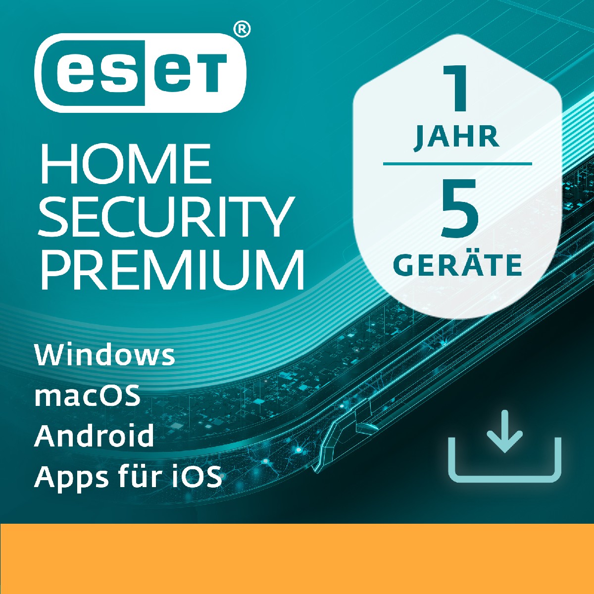 ESET HOME Security Premium 5-Gerät / 1-Jahr / DEUTSCH / KEY (ESD)