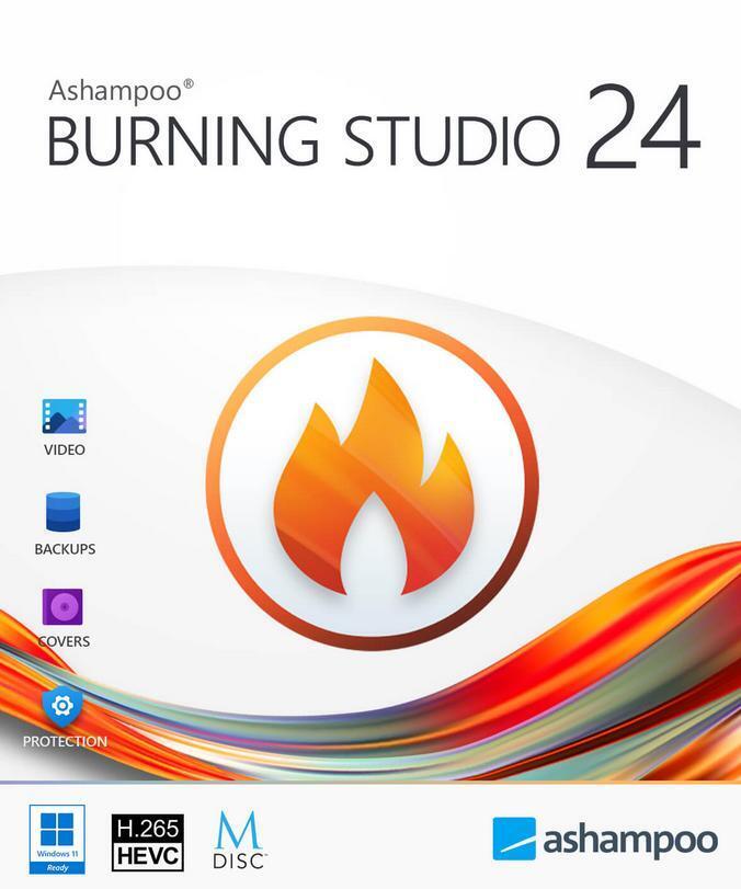 Ashampoo Burning Studio 24 / 1 PC / Dauerlizenz / KEY-Download