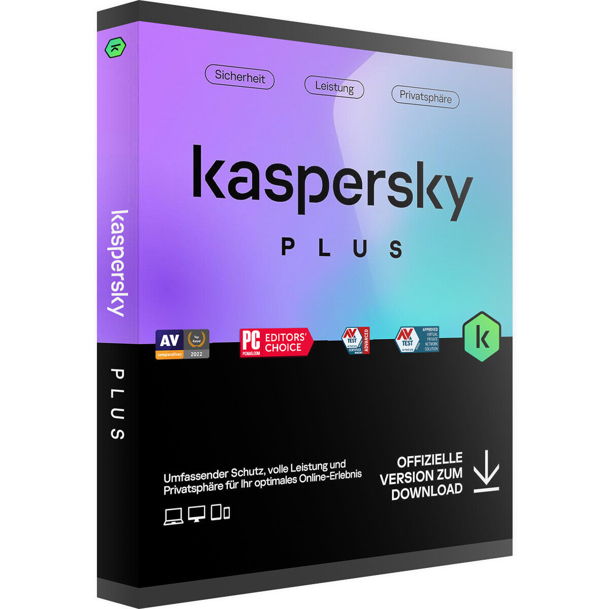 Kaspersky Plus 2024 Internet-Security /1-Gerät / 1-Jahr /BOX