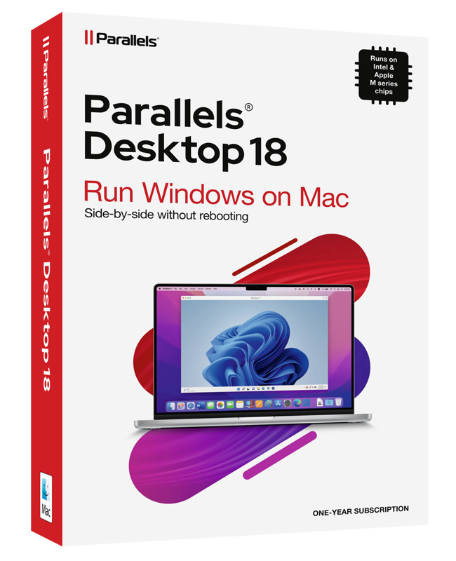 Parallels Desktop 18 Standard für MAC *1-Jahr* DE/ML #BOX