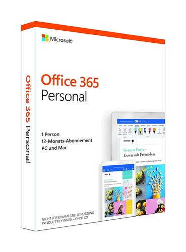 MS Office 365 Personal - Microsoft Office 365 Single - 5 Geräte - 1 Jahr
