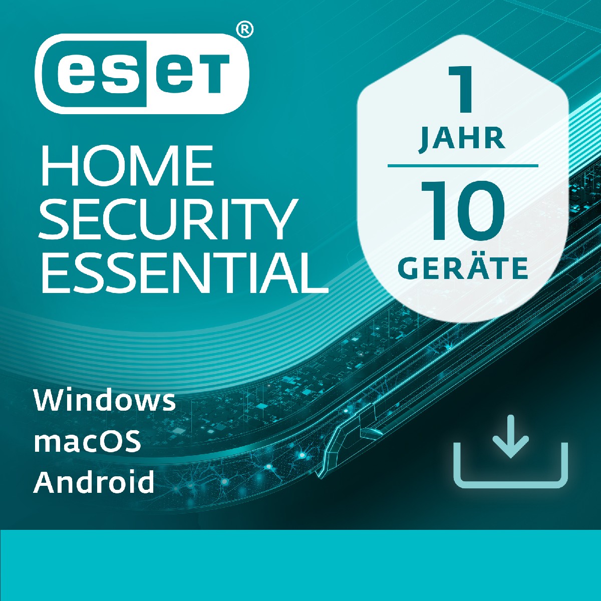 ESET HOME Security Essential 10-Geräte / 1-Jahr / DEUTSCH / KEY (ESD)