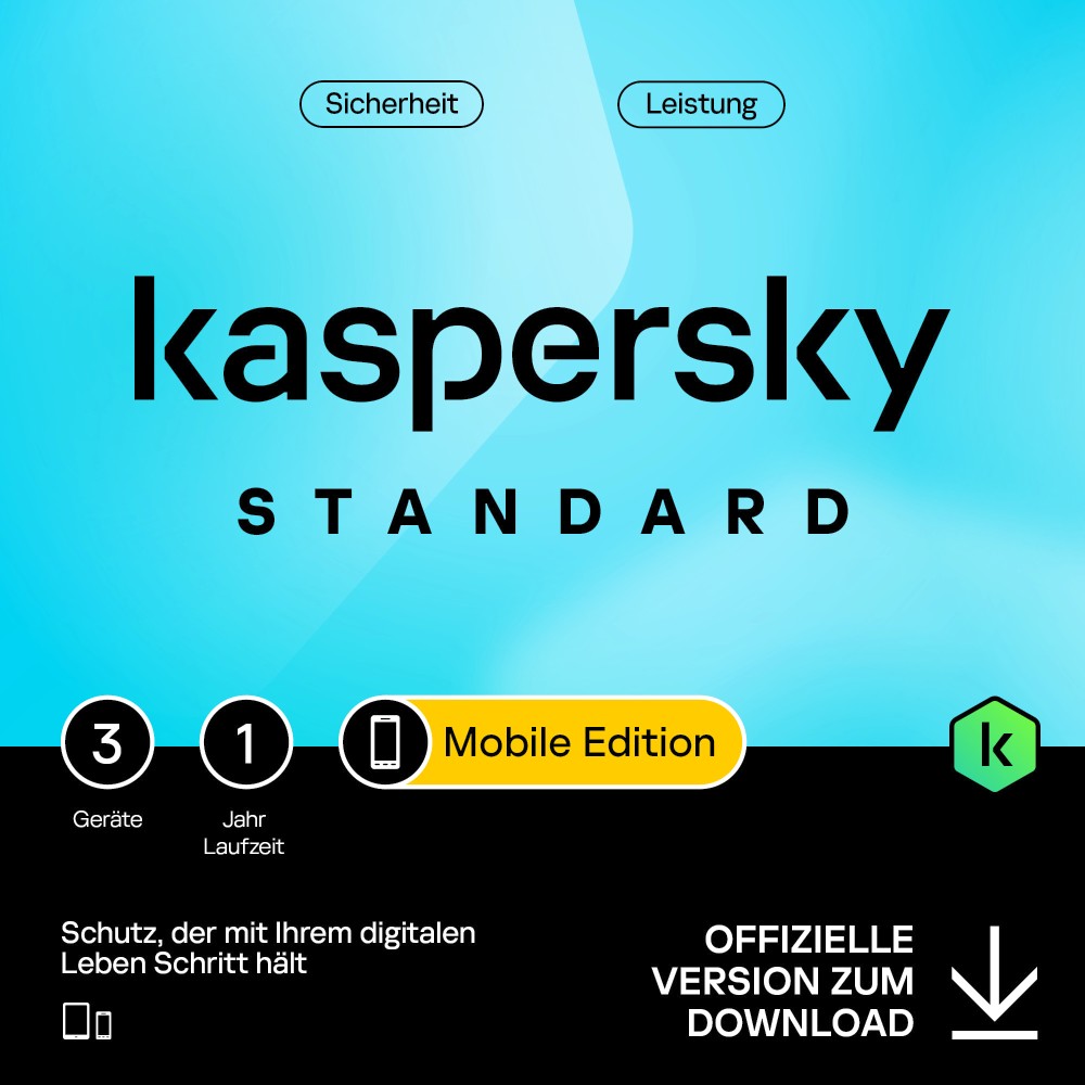 Kaspersky Mobile 2024 3-Geräte / 1-Jahr Internet-Security #KEY (ESD)