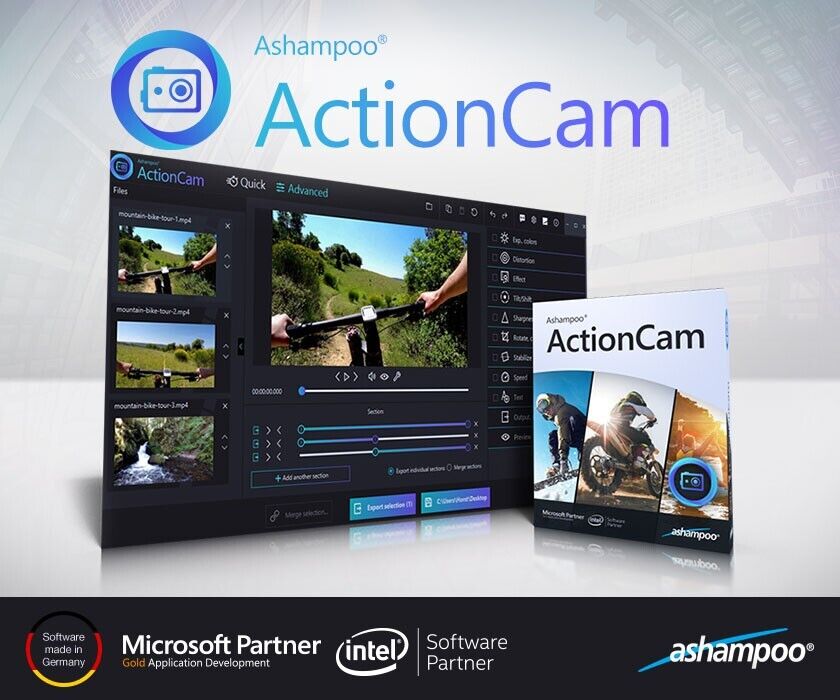 Ashampoo ActionCam / 1 PC / Dauerlizenz / KEY