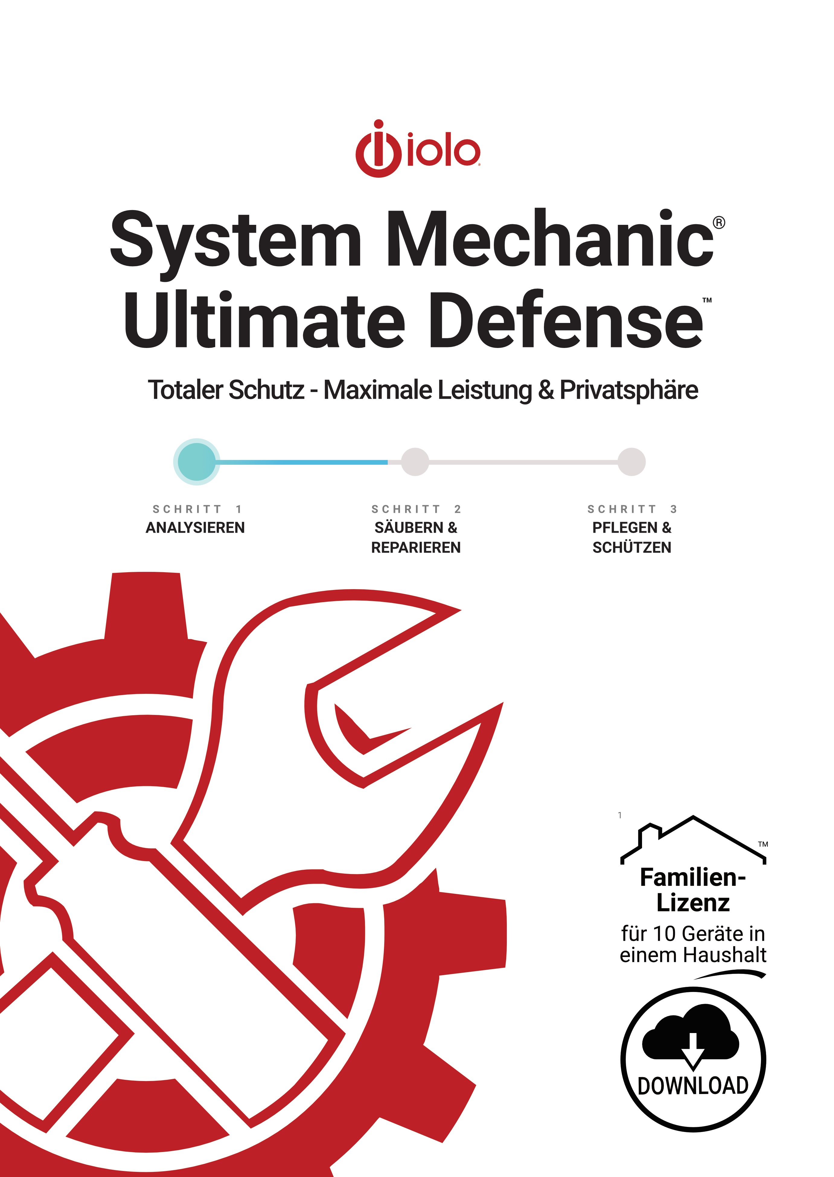 IOLO System Mechanic 2025 Ultimate Defense / Family / 10 PC / 1 Jahr / PKC