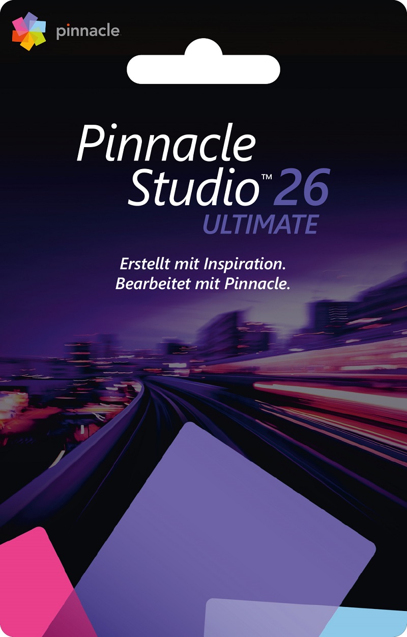 Pinnacle Studio 26 ULTIMATE /Dauerlizenz / Windows DE/ML /PKC