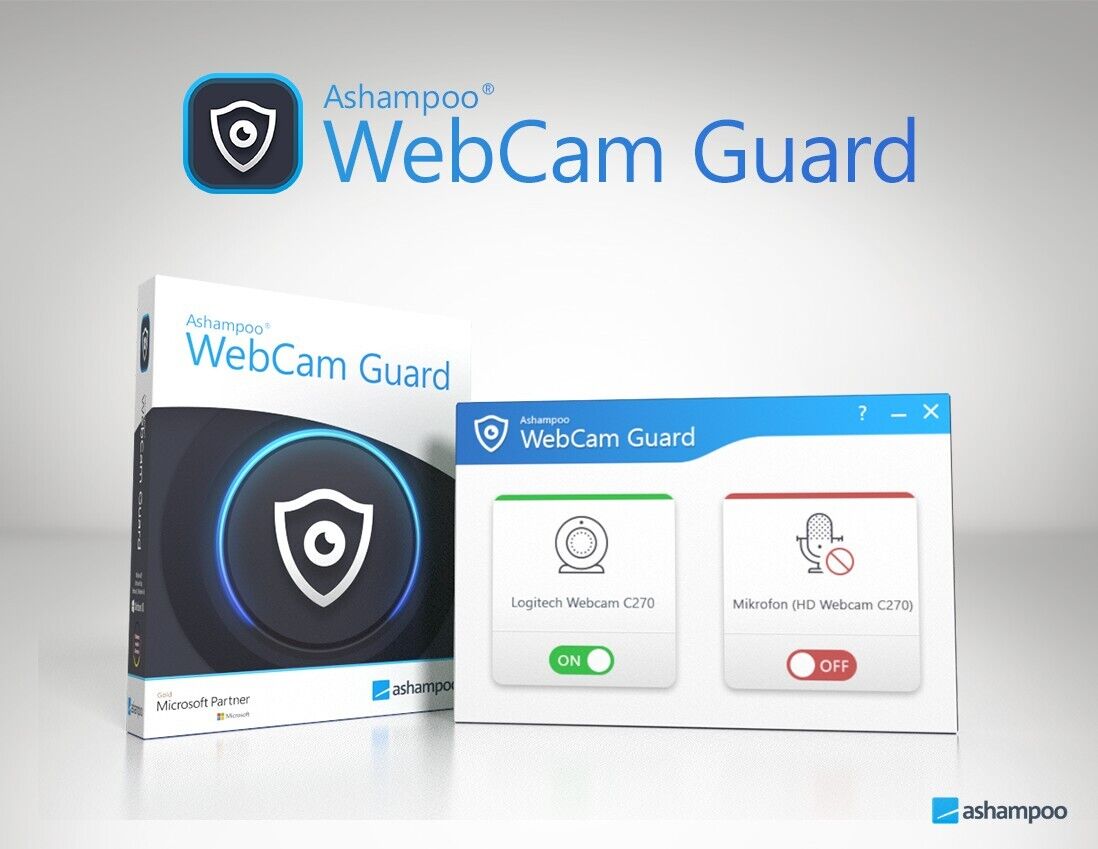 Ashampoo WebCam Guard / 1 PC / Dauerlizenz / KEY
