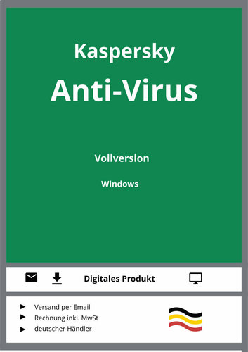 Kaspersky Anti-Virus (1, 3 oder 5 PC) - 1 Jahr | Download - ESD