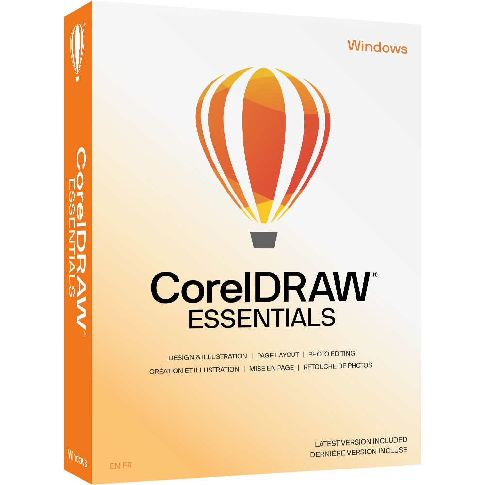 CorelDRAW Essentials 2024 /Dauerlizenz /für Windows /DE/ML /BOX