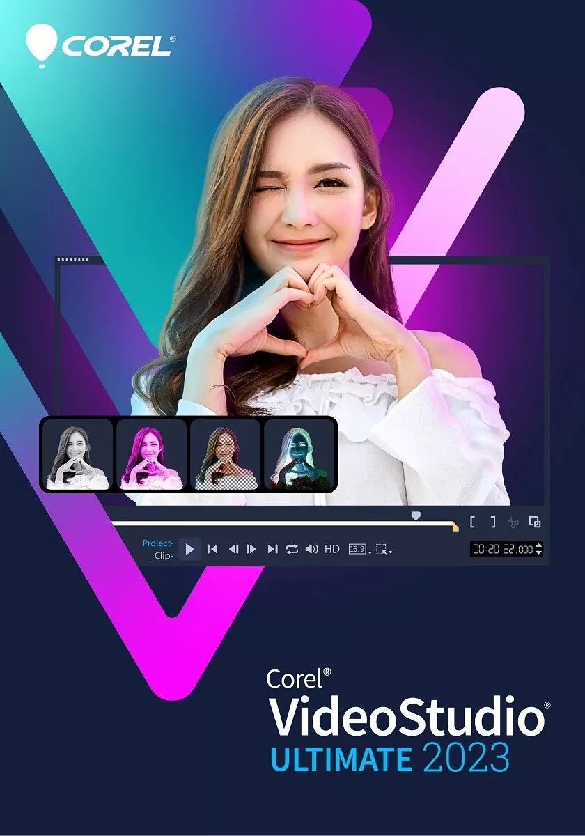 Corel VideoStudio Ultimate 2023 / 1 PC / Dauerlizenz / DE,ML / KEY (ESD)