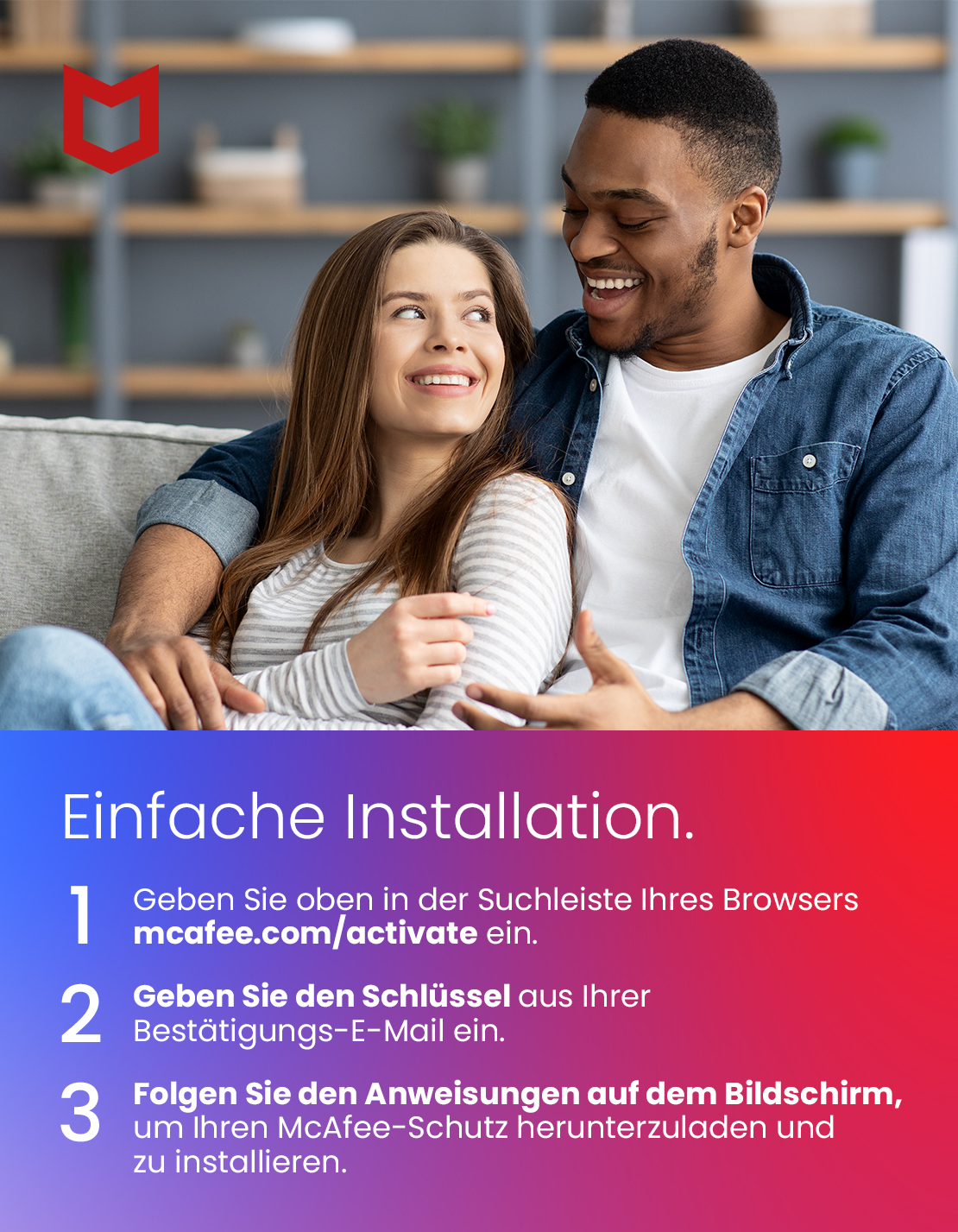 McAfee Total Protection 2024 - 5 Geräte - 1 Jahr inkl. VPN / ESD