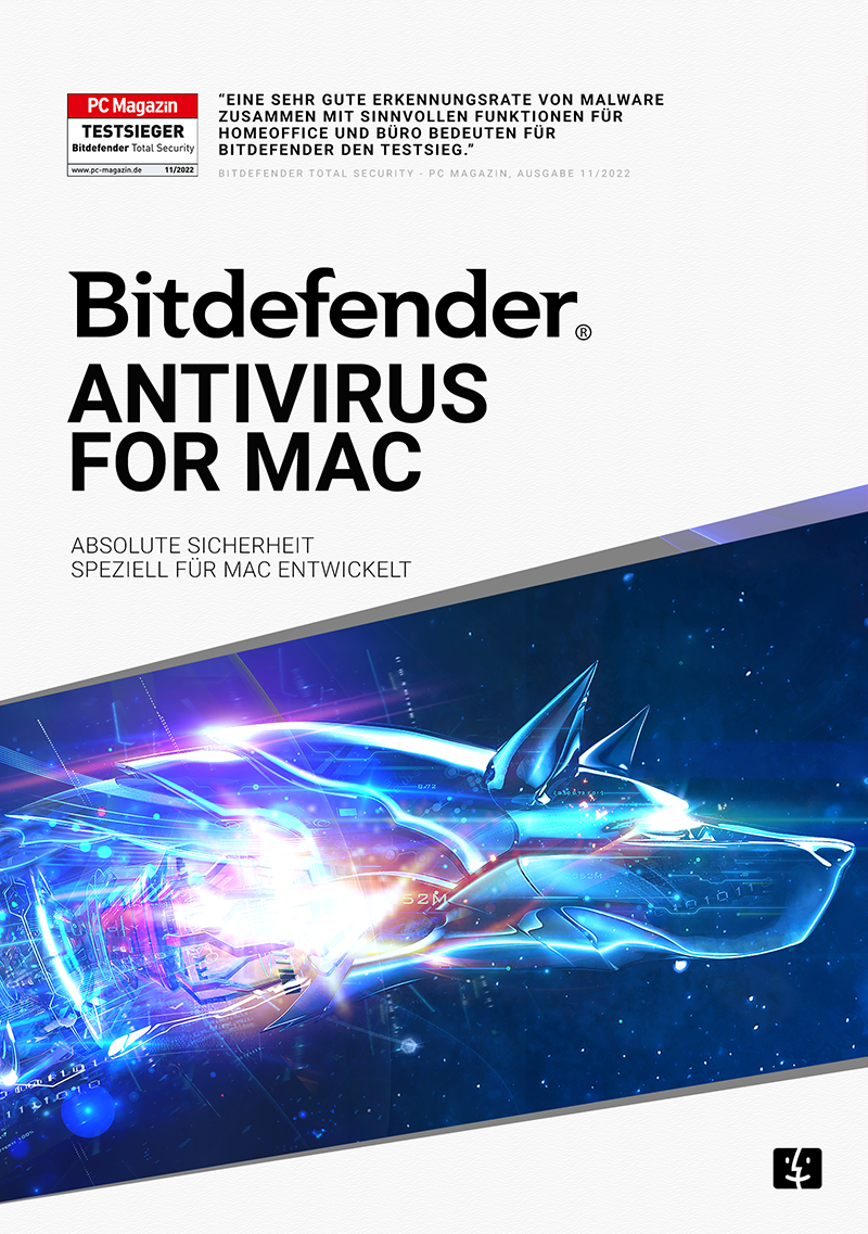 Bitdefender ANTIVIRUS FOR MAC / 1 Gerät / 1 Jahr / ESD