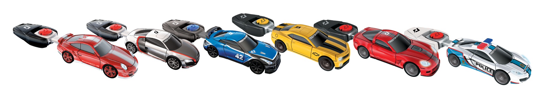 MEGA BLOKS - NEED FOR SPEED Collector's Series *Build & Race* 6-fach sortiert ( 16,5 x 11,5 x 4cm ) ( 0,114KG )