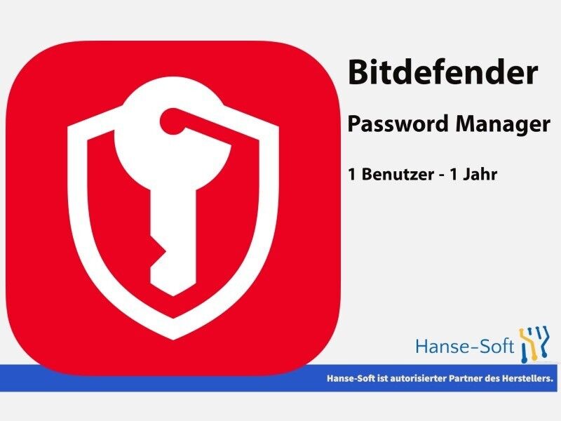 Bitdefender Password Manager - 1 Benutzer / 1 Jahr