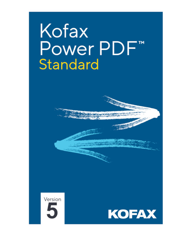 Kofax Power PDF Standard 5.1 / 1-PC / WINDOWS / Dauerlizenz / ESD