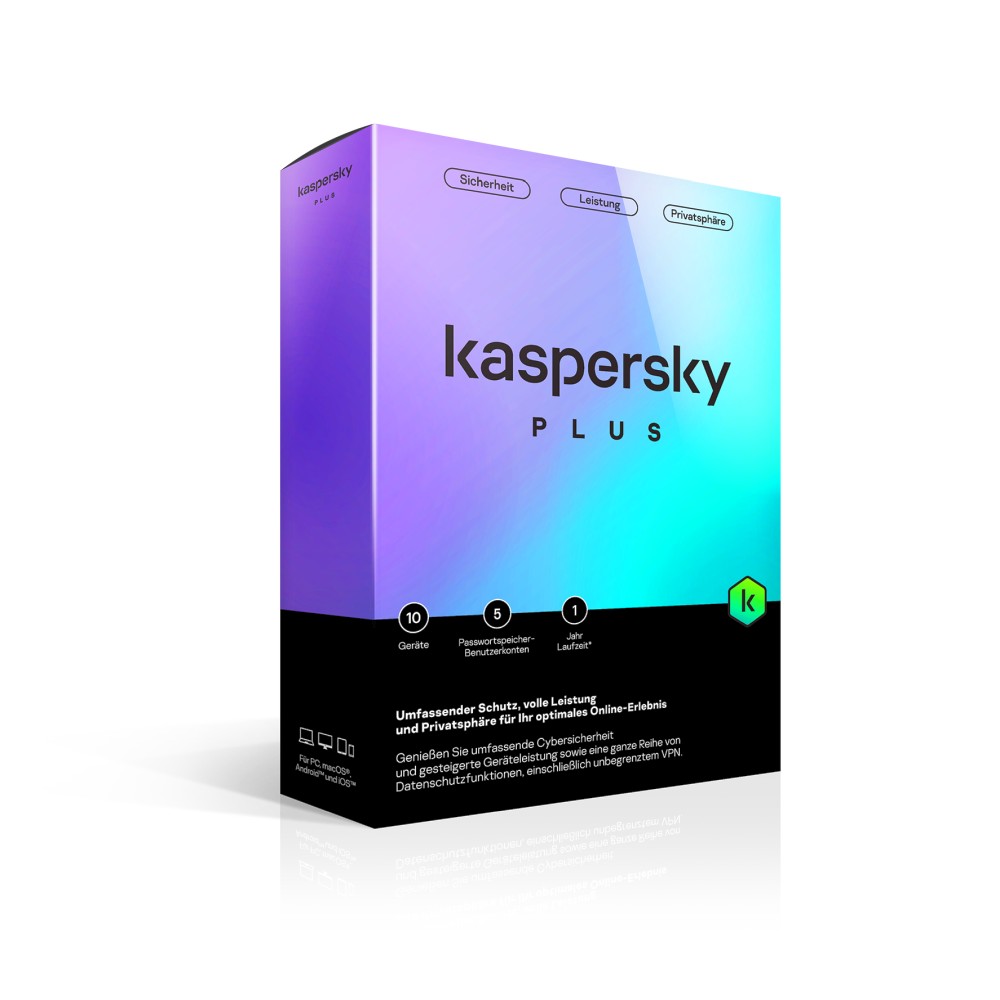 Kaspersky Plus Internet-Security 2024 /10-Gerät / 1-Jahr /BOX