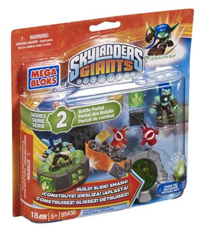 MEGA BLOKS - Skylanders Giants Battle Portal 2 - Stealth Elf (18 Teile) ( 20 x 20 x 4cm ) ( 0,145KG )