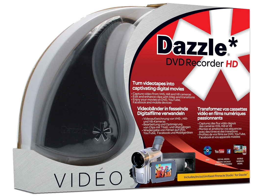 Dazzle DVD Recorder HD inkl. Software für Windos DE/ML #BOX