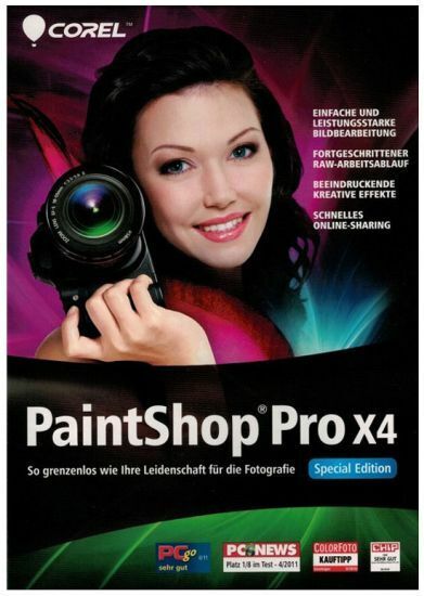 COREL PaintShop PRO X4 /Special Edition / DEUTSCH /BOX