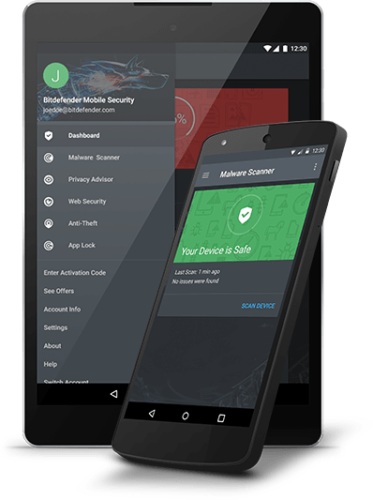 Bitdefender Mobile Security for Android | 1 Gerät | 1 Jahr | + VPN