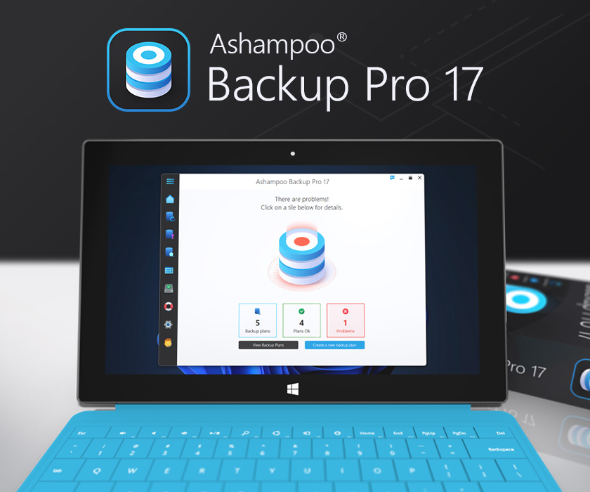 Ashampoo Backup Pro 17, Windows 10/11 (64-bit) / 1 PC / Dauerlizenz / ESD - Download
