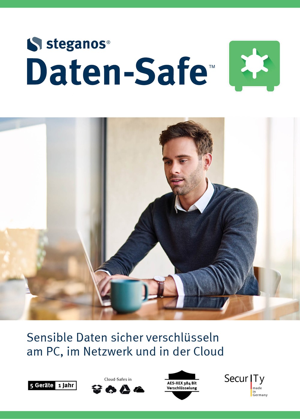 Steganos Daten-Safe (2024) - 5 Geräte - 1 Jahr (PKC)