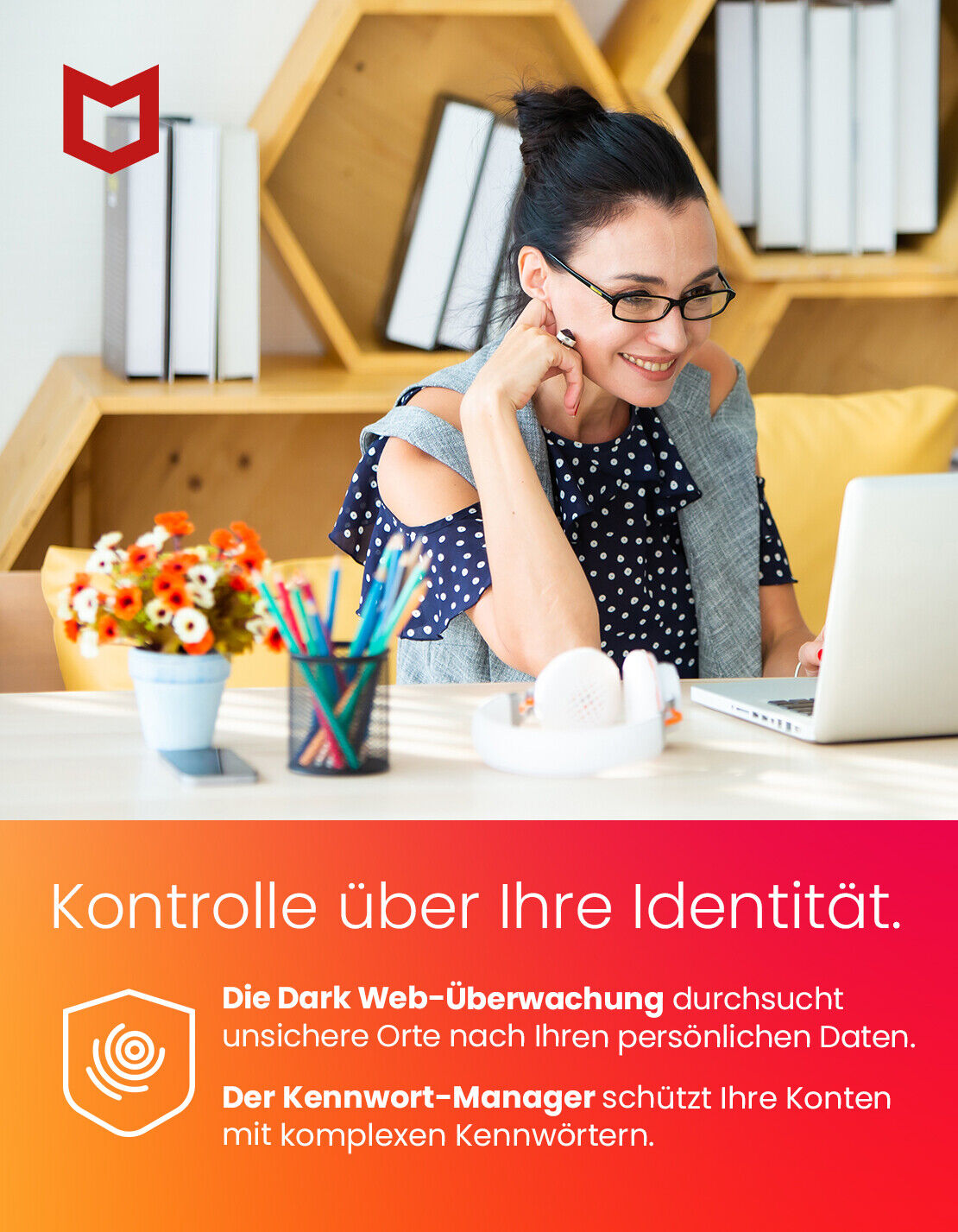 McAfee Total Protection 2023 - 5 Geräte - 1 Jahr inkl. VPN / ESD
