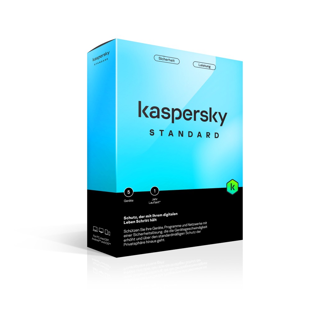 Kaspersky Standard Anti-Virus 2024  /5-Gerät / 1-Jahr /BOX