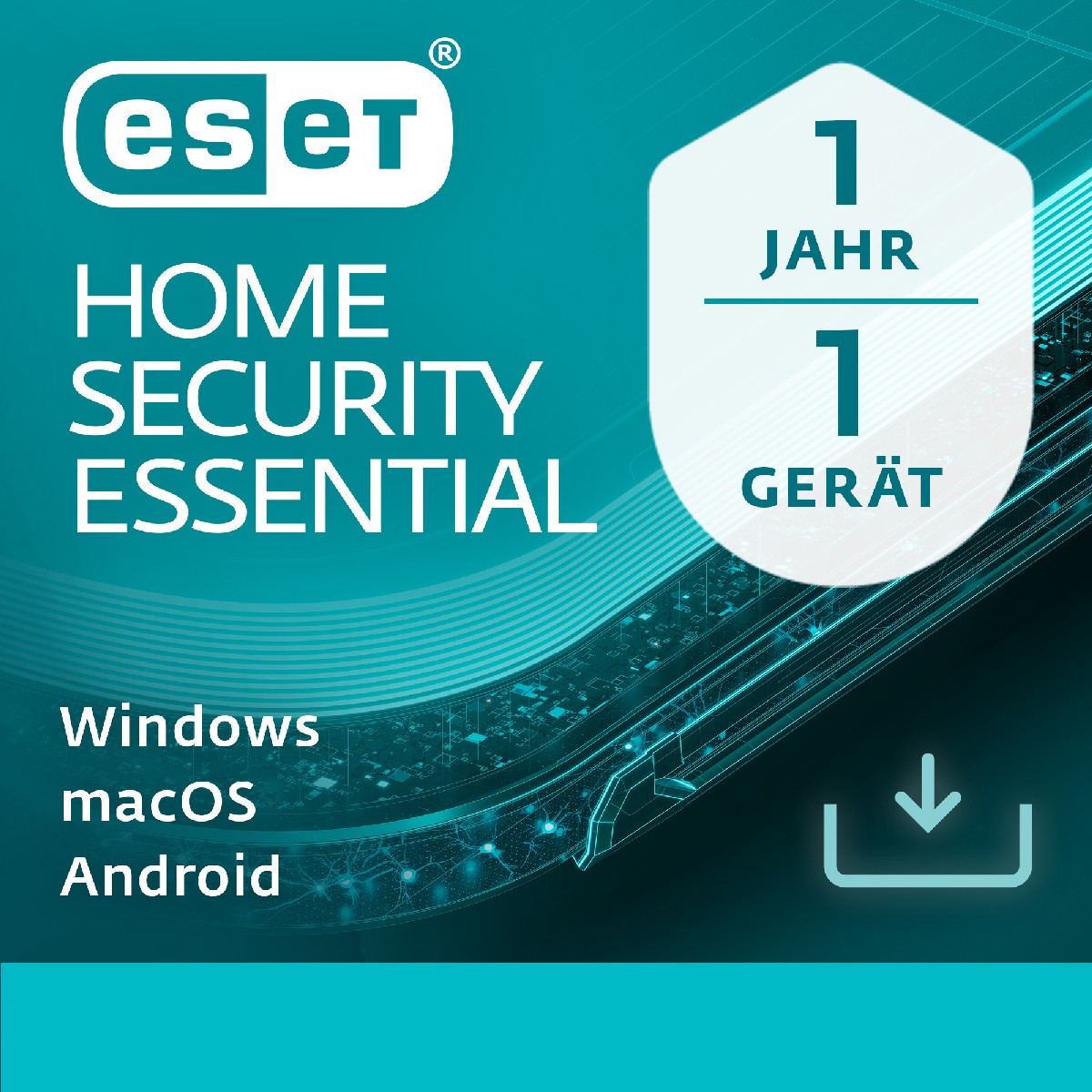 ESET HOME Security Essential 1-Gerät / 1-Jahr / DEUTSCH / KEY (ESD)