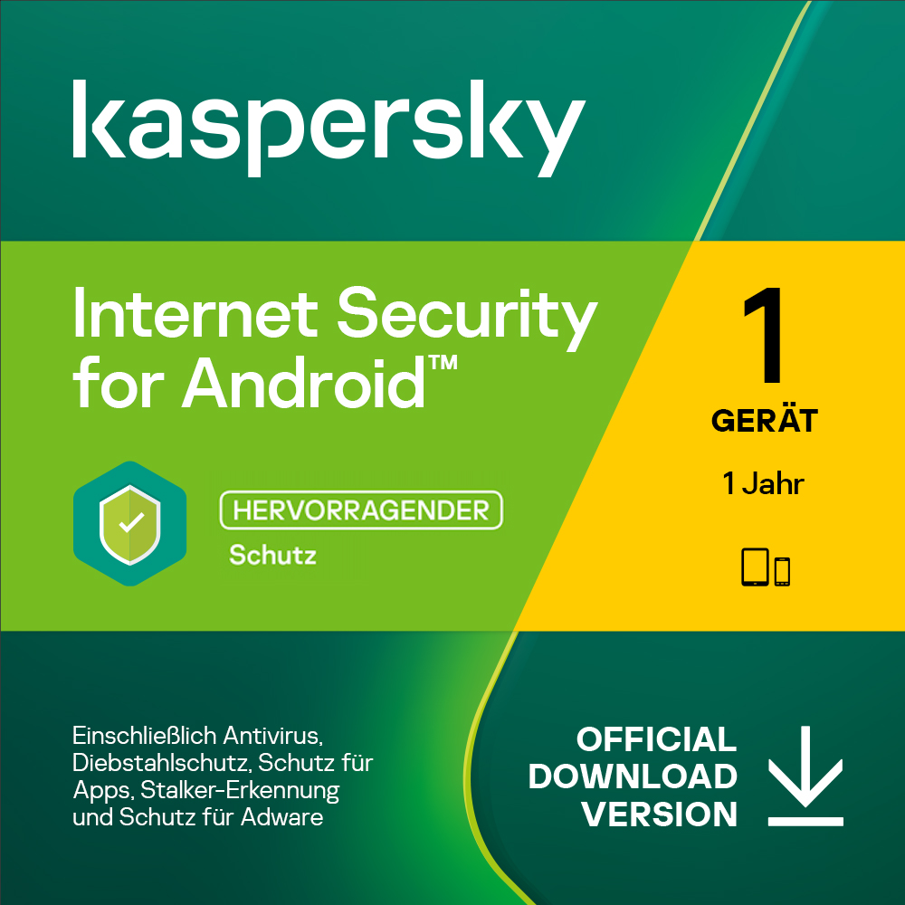 Kaspersky Internet Security for Android 2024 1-Gerät / 1-Jahr #KEY (ESD)