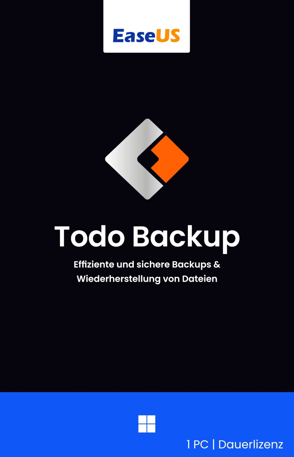 EaseUS Todo Backup Home / Windows / 1 PC / Dauerlizenz / KEY (ESD)